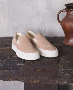 Common project slip-on calf leather