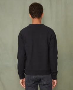 Crew neck sweatshirt organic cotton fleece