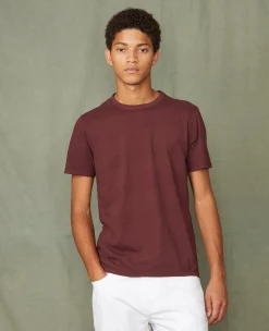 Crew neck t-shirt organic cotton jersey
