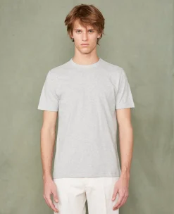 Crew neck t-shirt organic cotton jersey