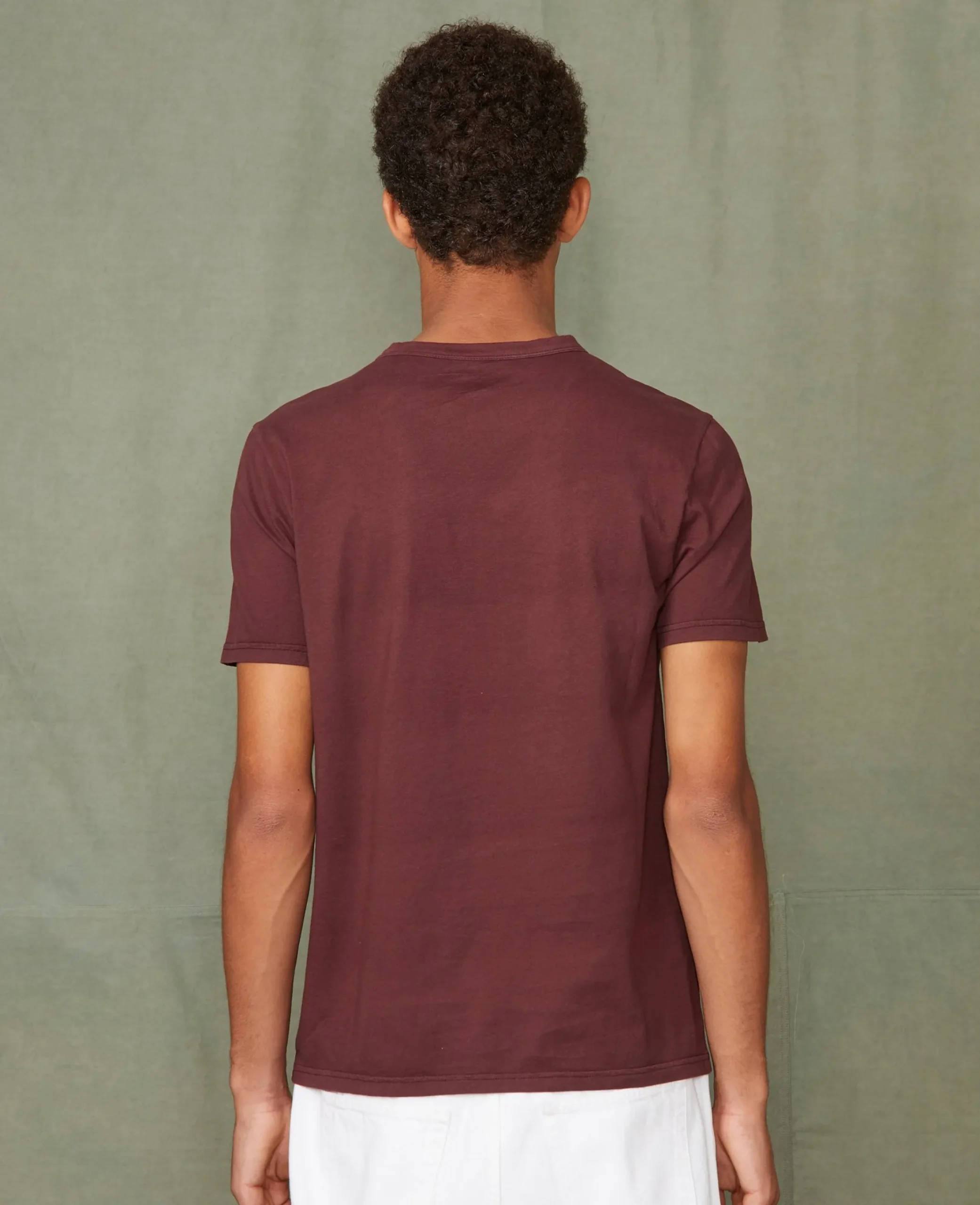 Crew neck t-shirt organic cotton jersey