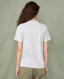 Crew neck t-shirt organic cotton jersey