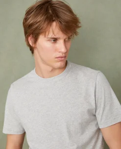 Crew neck t-shirt organic cotton jersey