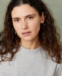 Crew neck t-shirt organic cotton jersey