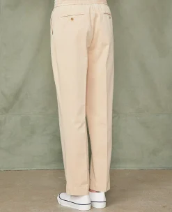 Drawstring chino italian organic cotton