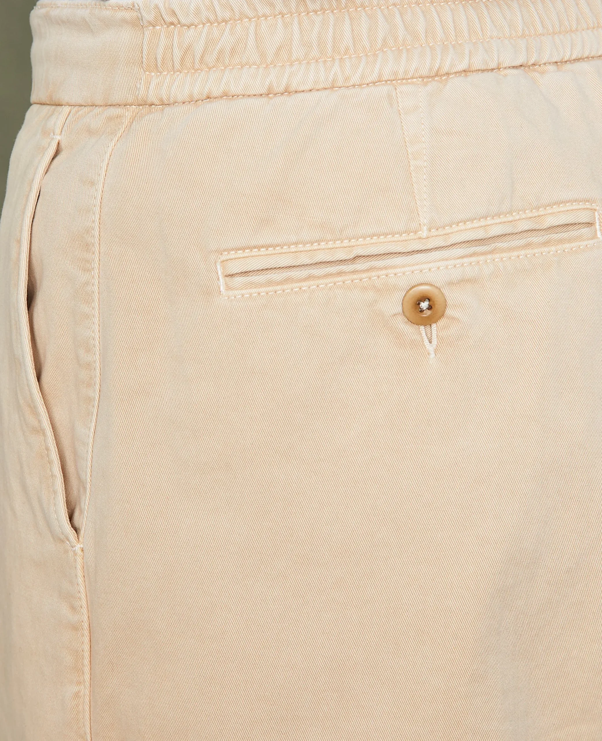 Drawstring chino italian organic cotton