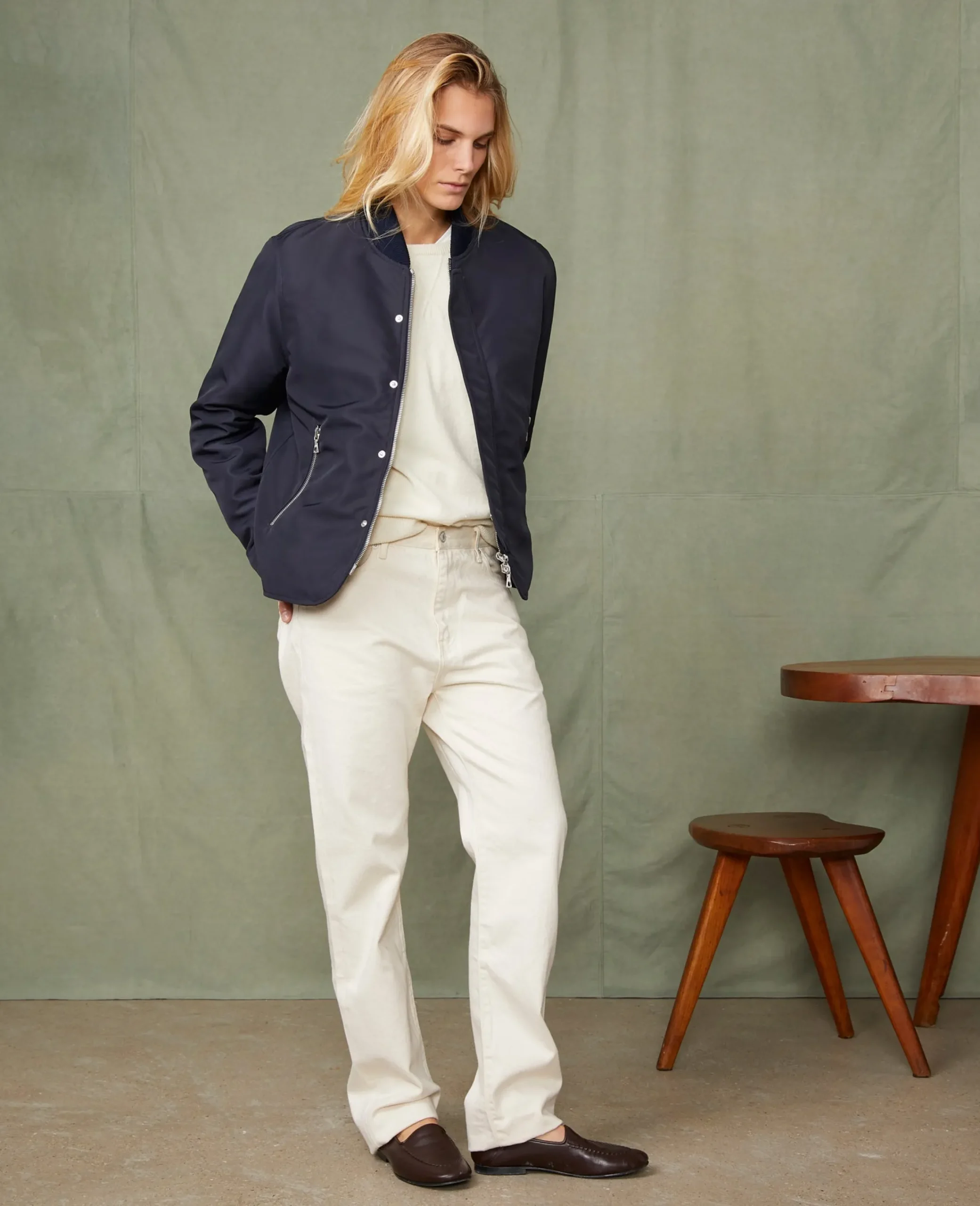 Efy bomber italian nylon