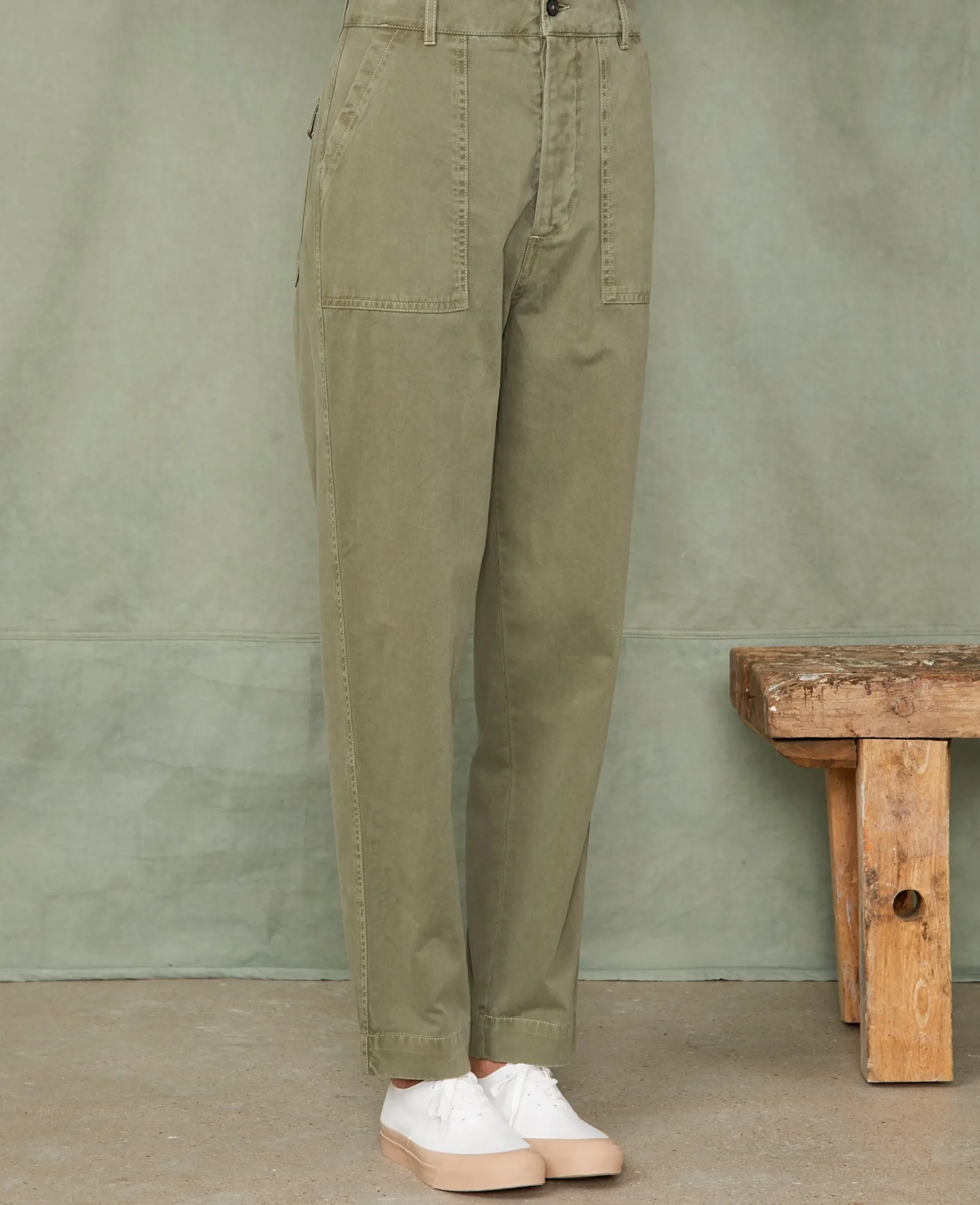 Fatigue chino italian organic coton