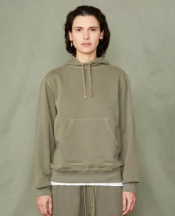 Hoodie sweatshirt organic cotton fleece