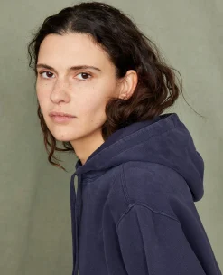 Hoodie sweatshirt organic cotton fleece