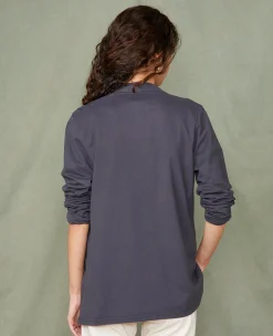 Jersey cardigan organic cotton jersey