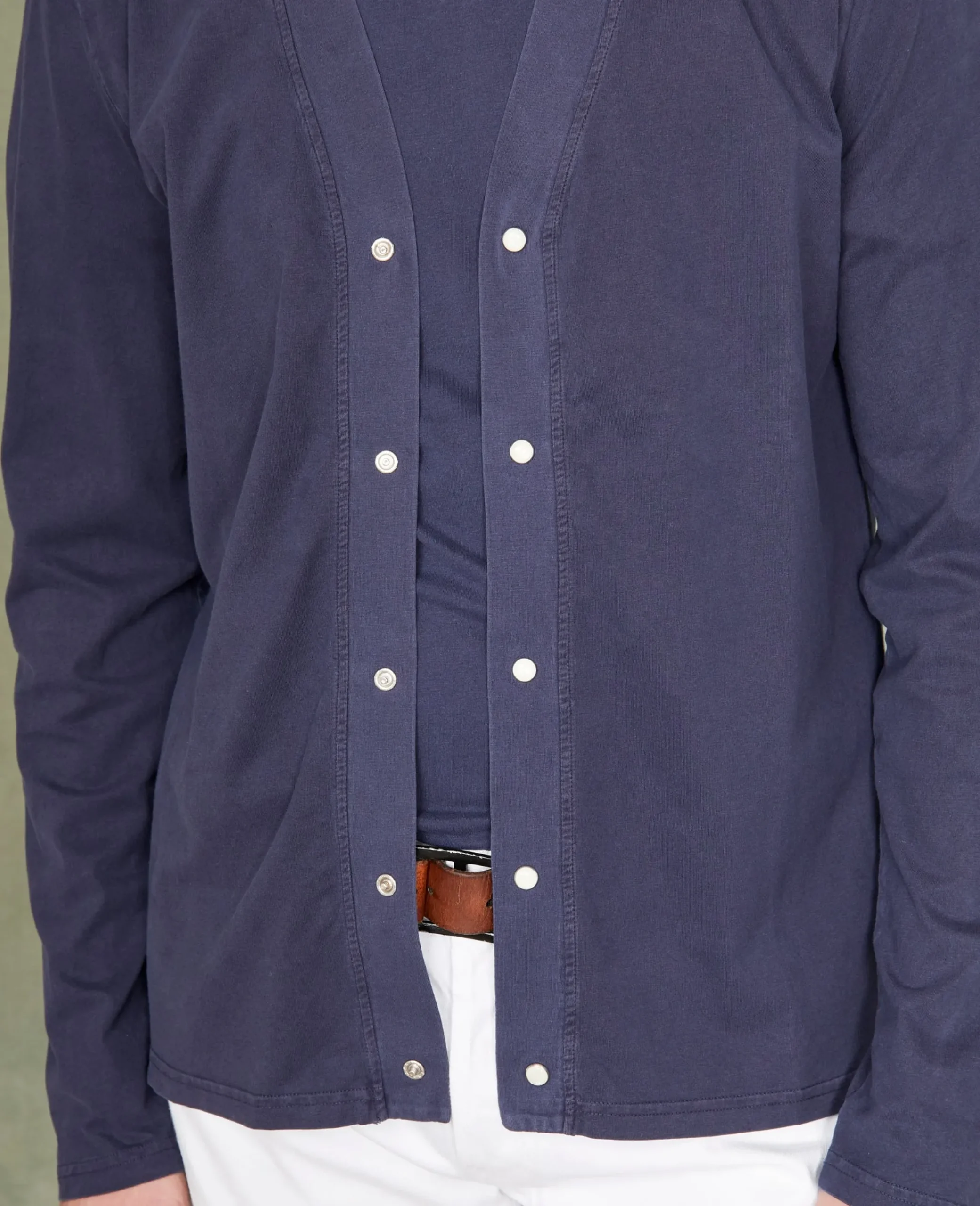 Jersey cardigan organic cotton jersey