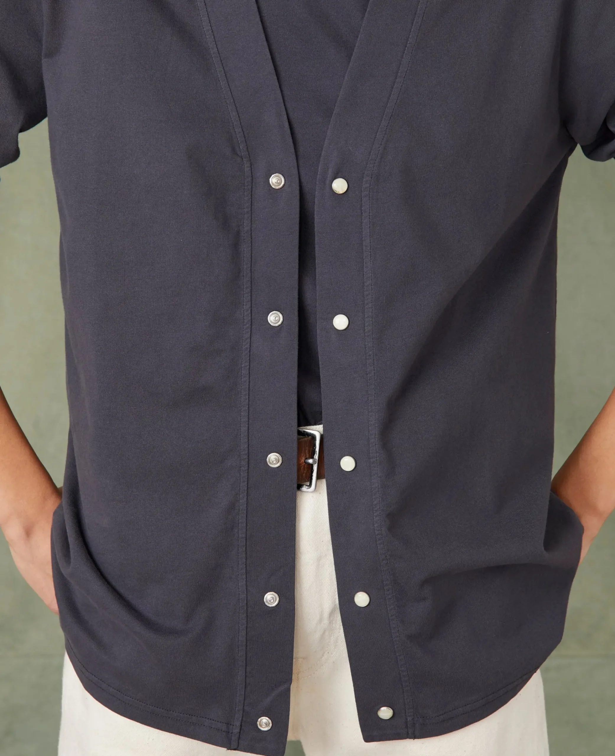 Jersey cardigan organic cotton jersey