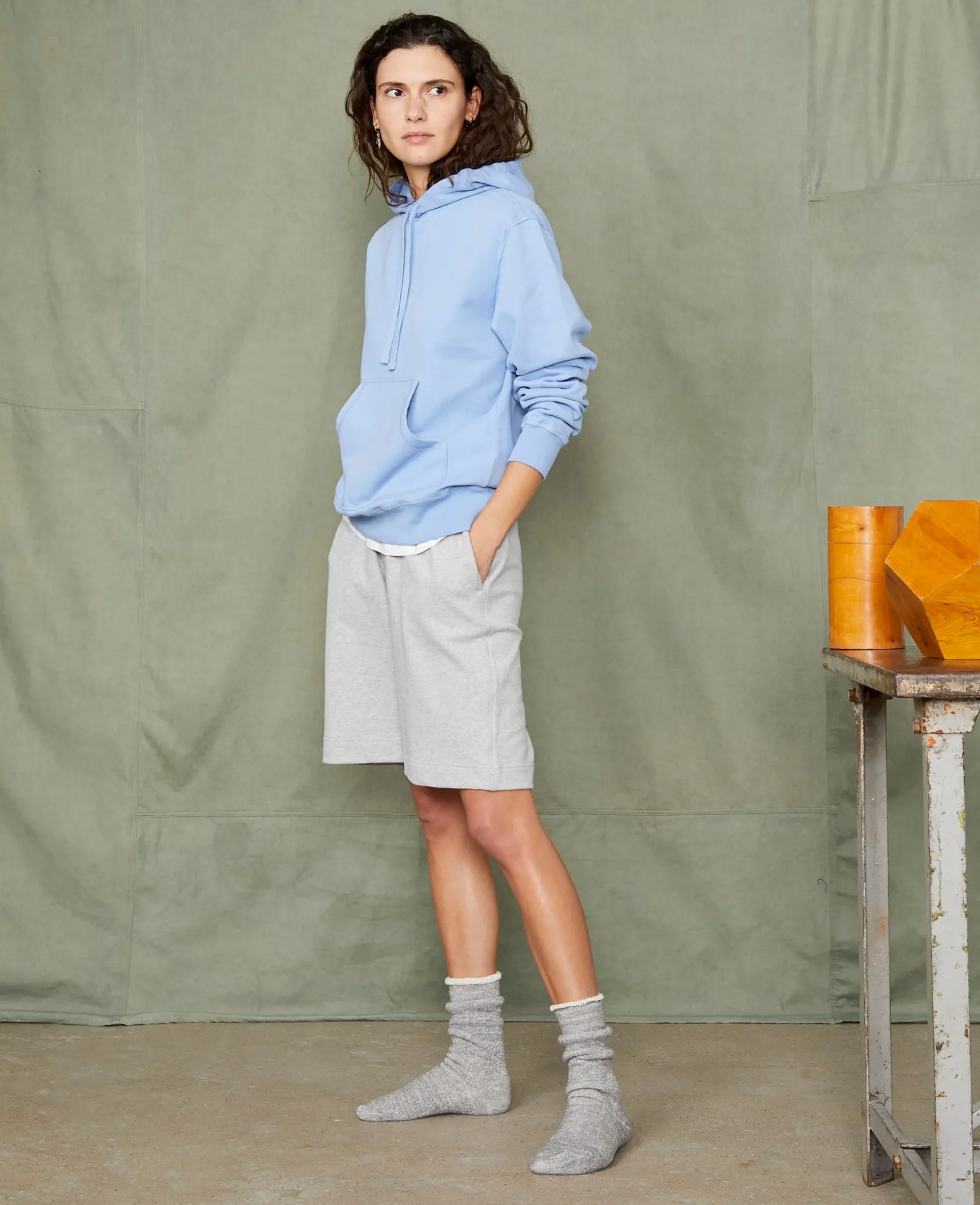 Jogger shorts organic cotton fleece