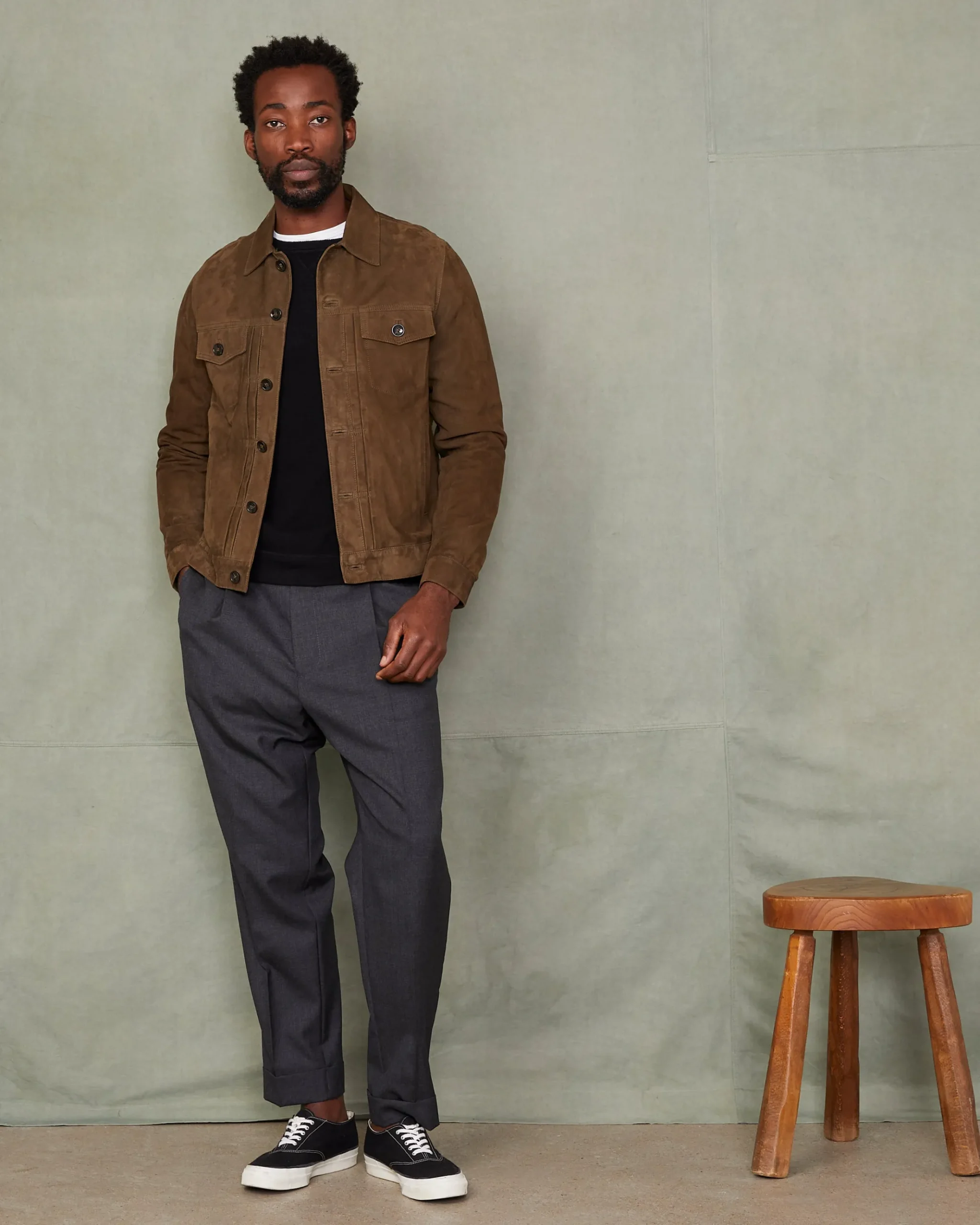 Liam jacket goat leather