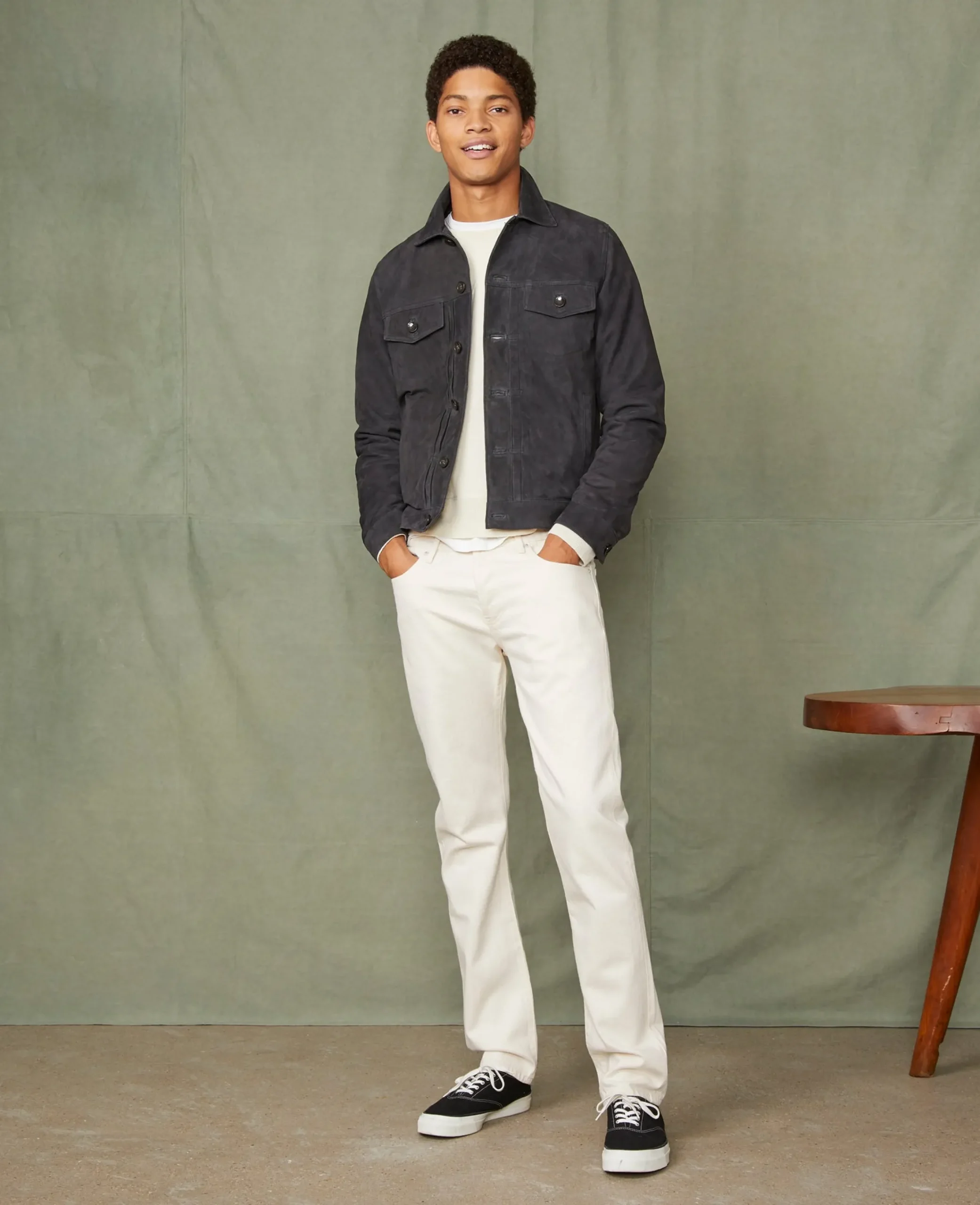 Liam jacket goat leather