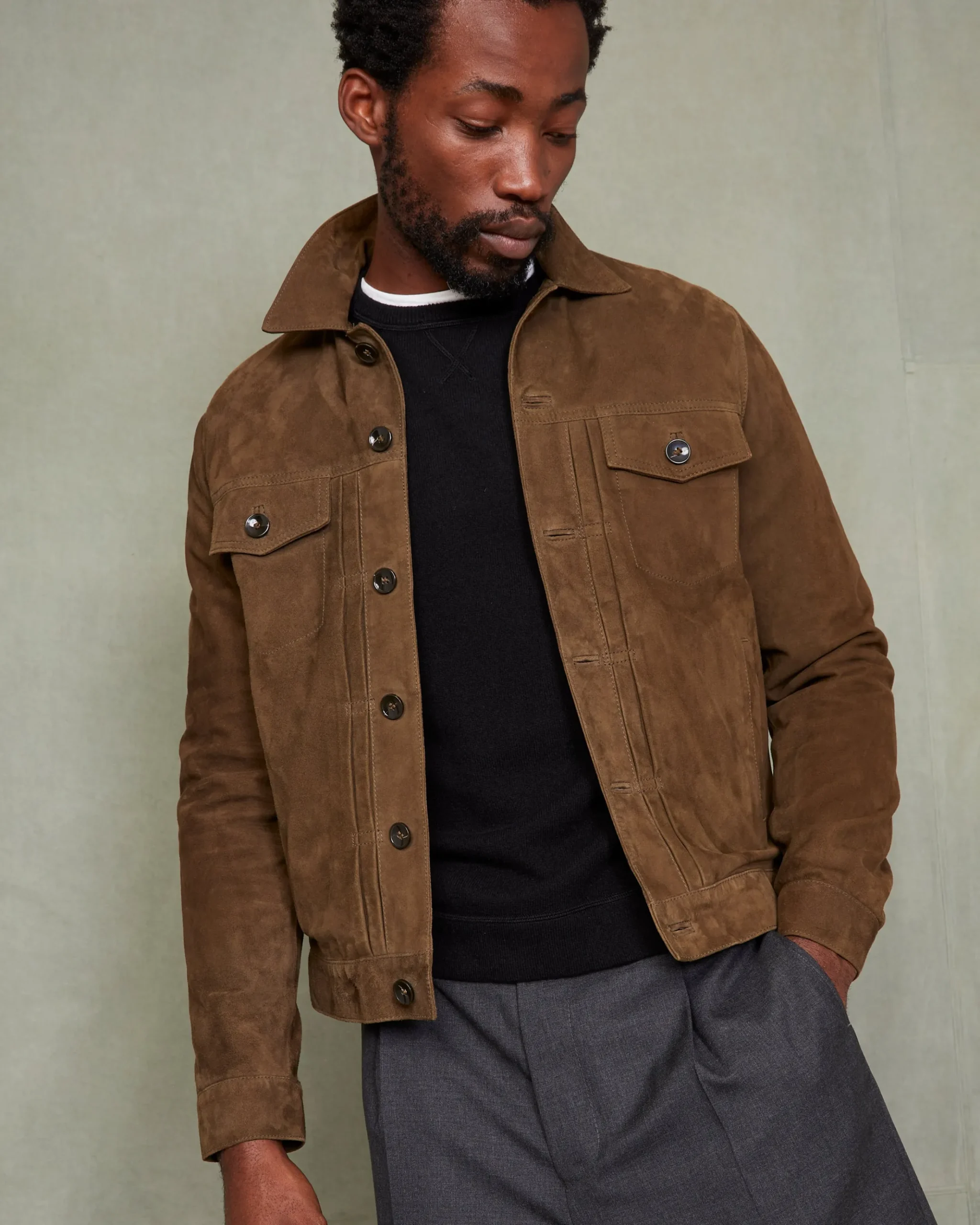 Liam jacket goat leather