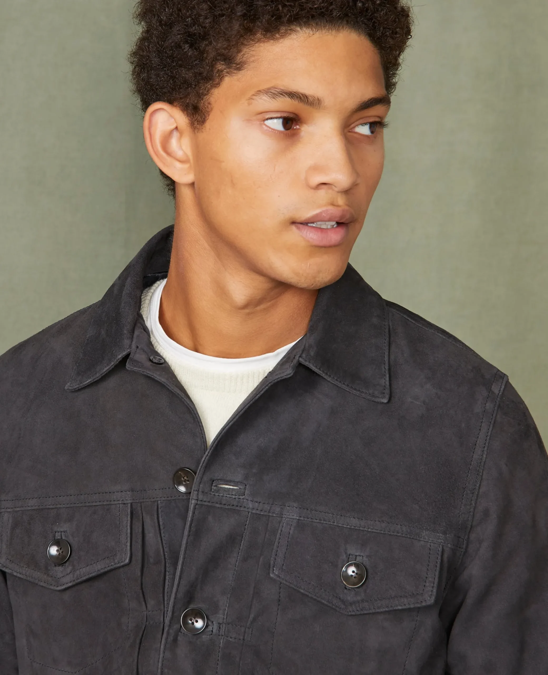 Liam jacket goat leather