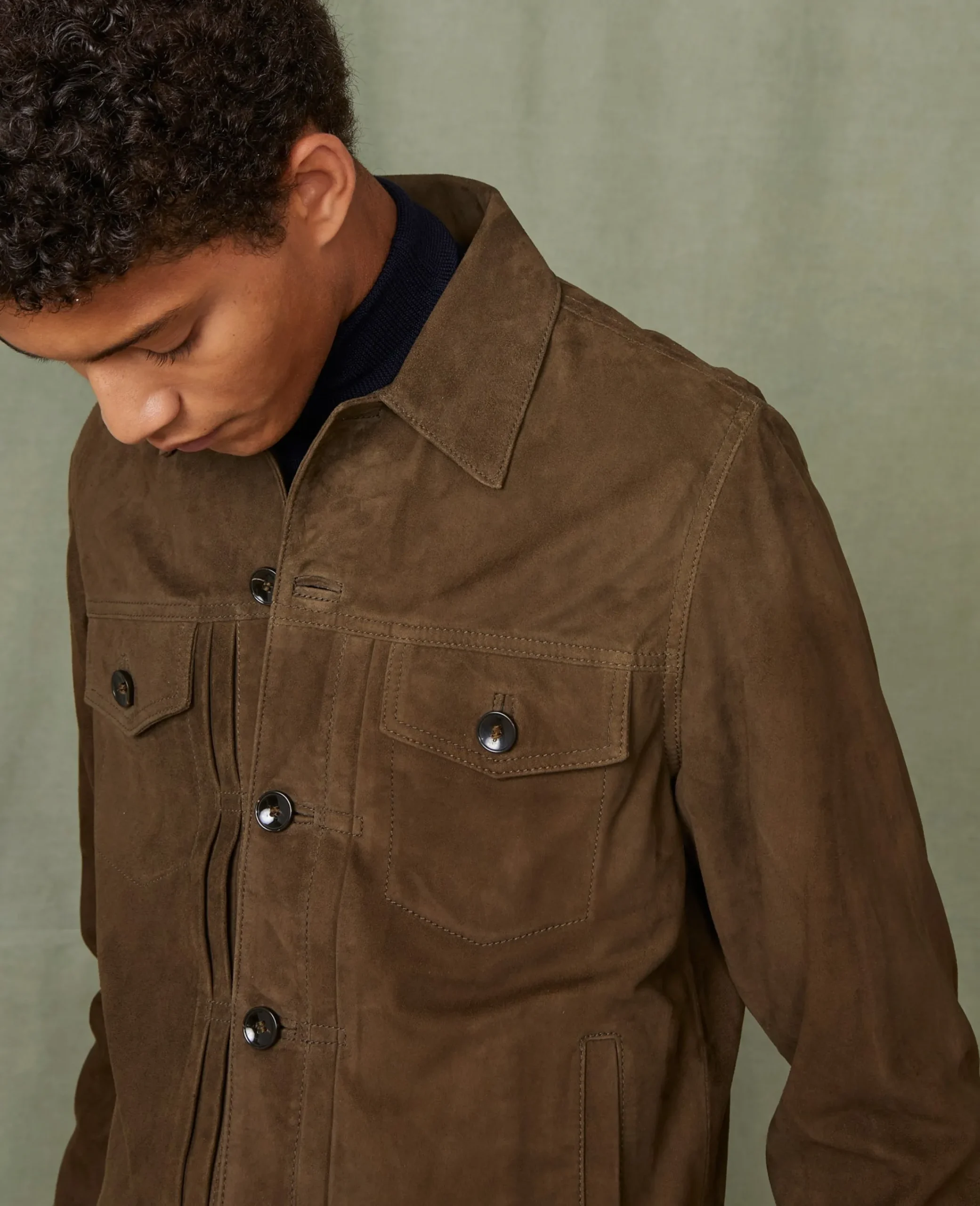 Liam jacket goat leather