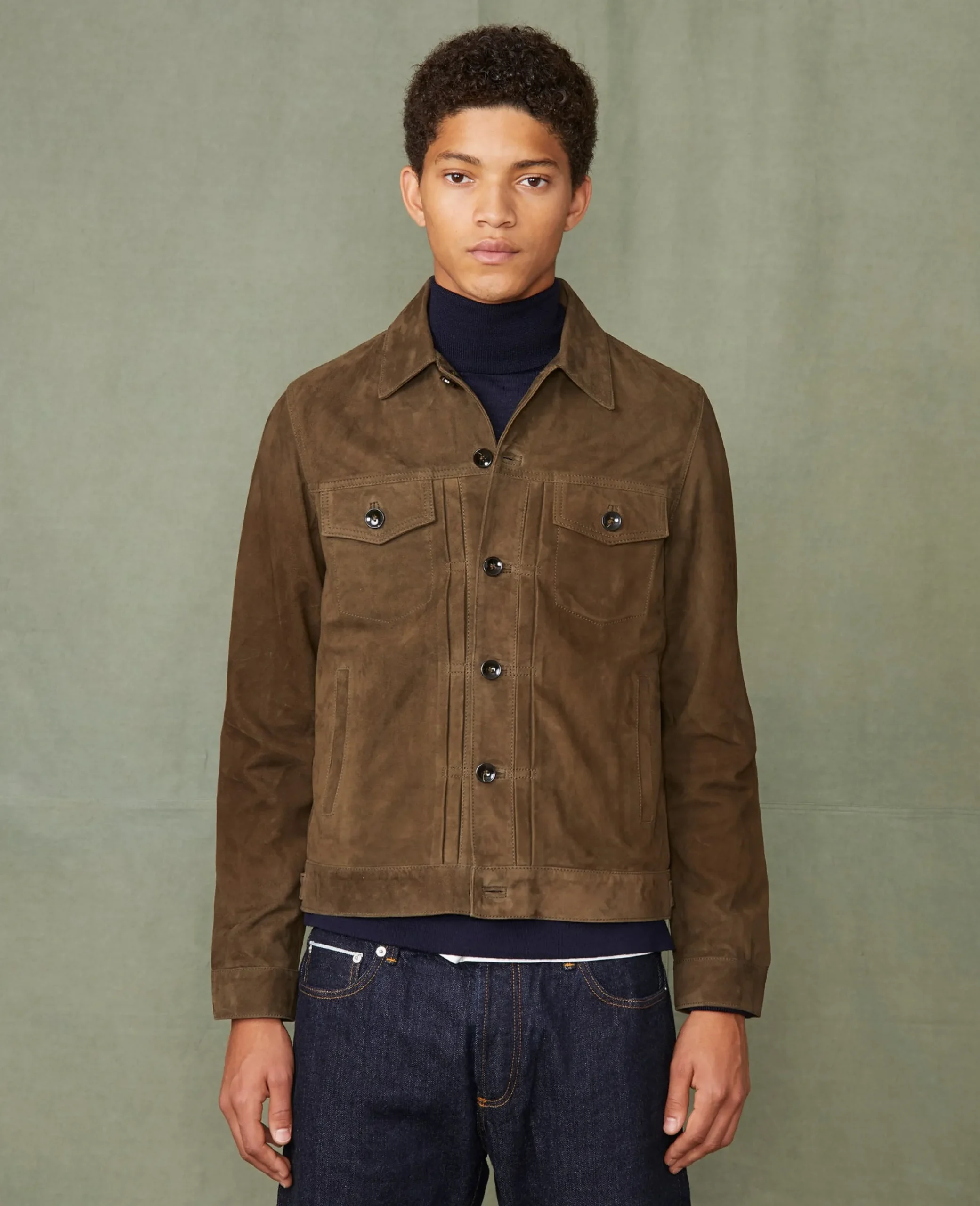 Liam jacket goat leather