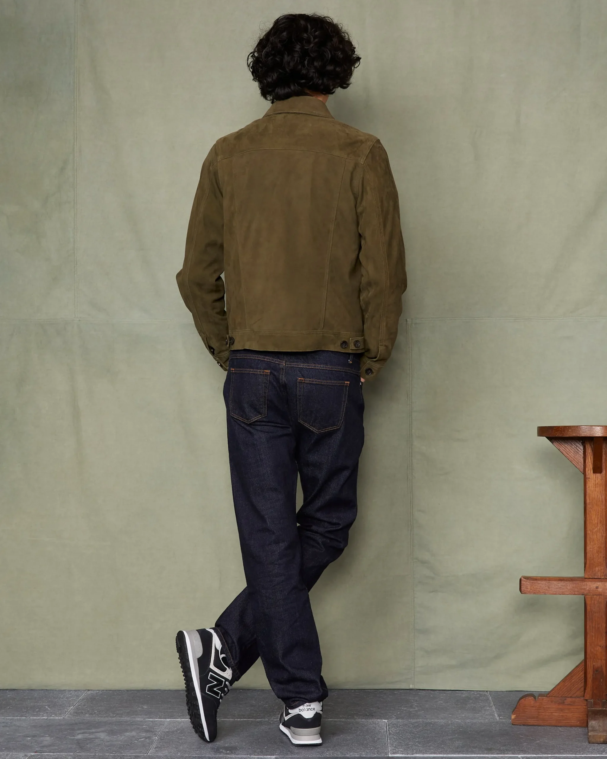 Liam jacket goat leather | olive original