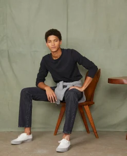 Long sleeve tee-shirt organic cotton jersey