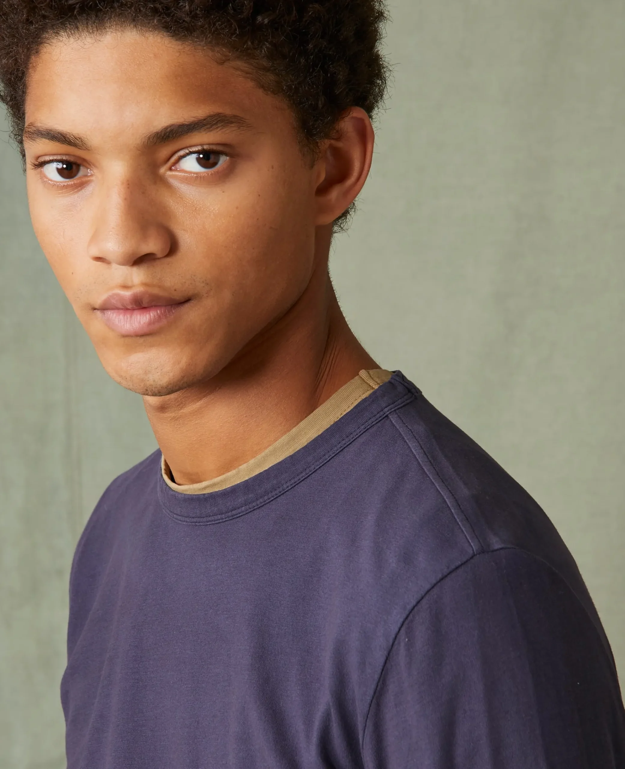 Long sleeve tee-shirt organic cotton jersey