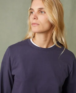 Long sleeve tee-shirt organic cotton jersey