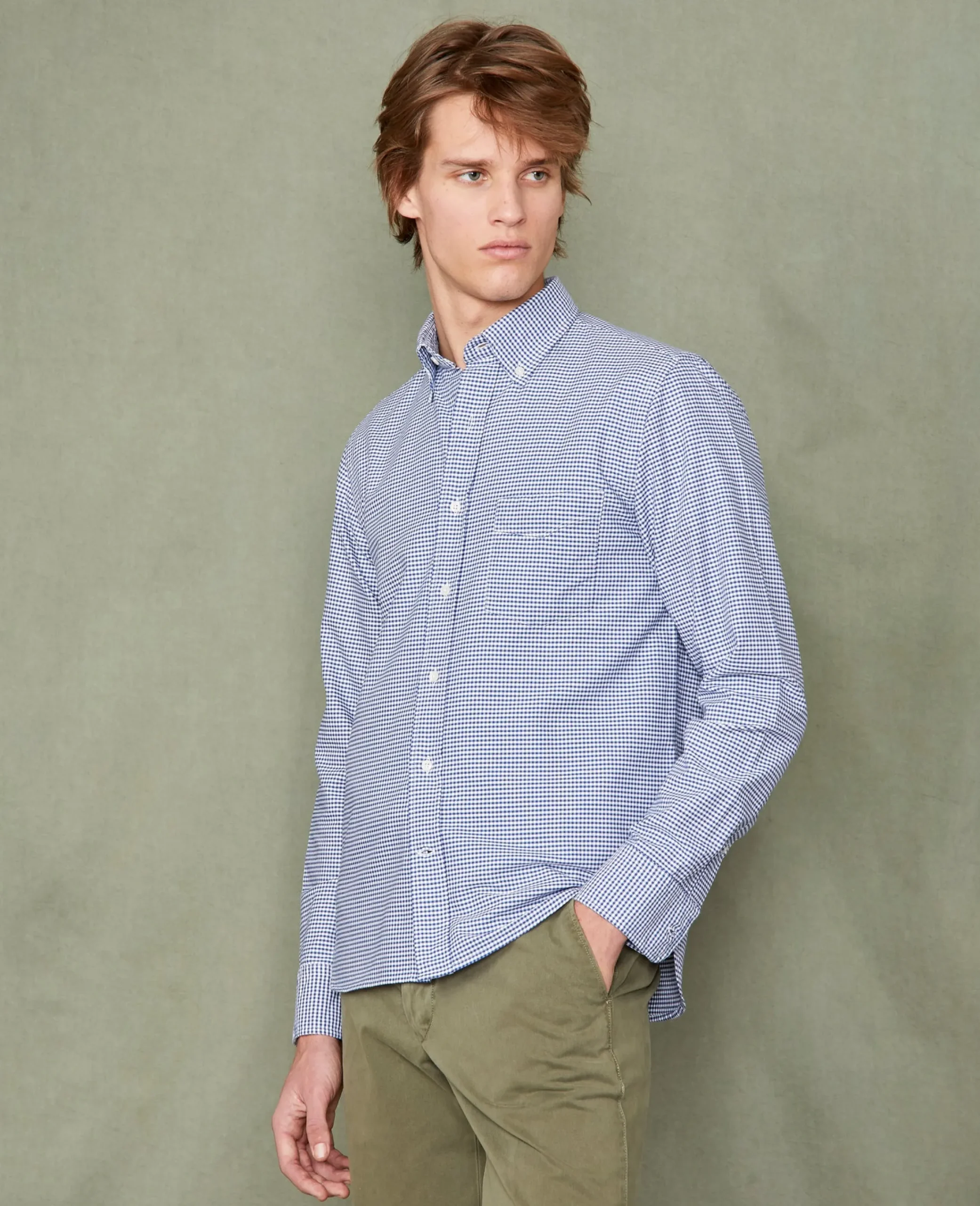 New button down shirt cotton oxford