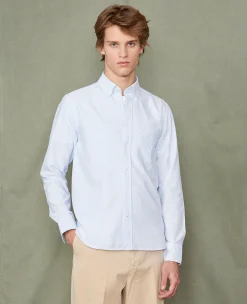 New button down shirt italian cotton oxford