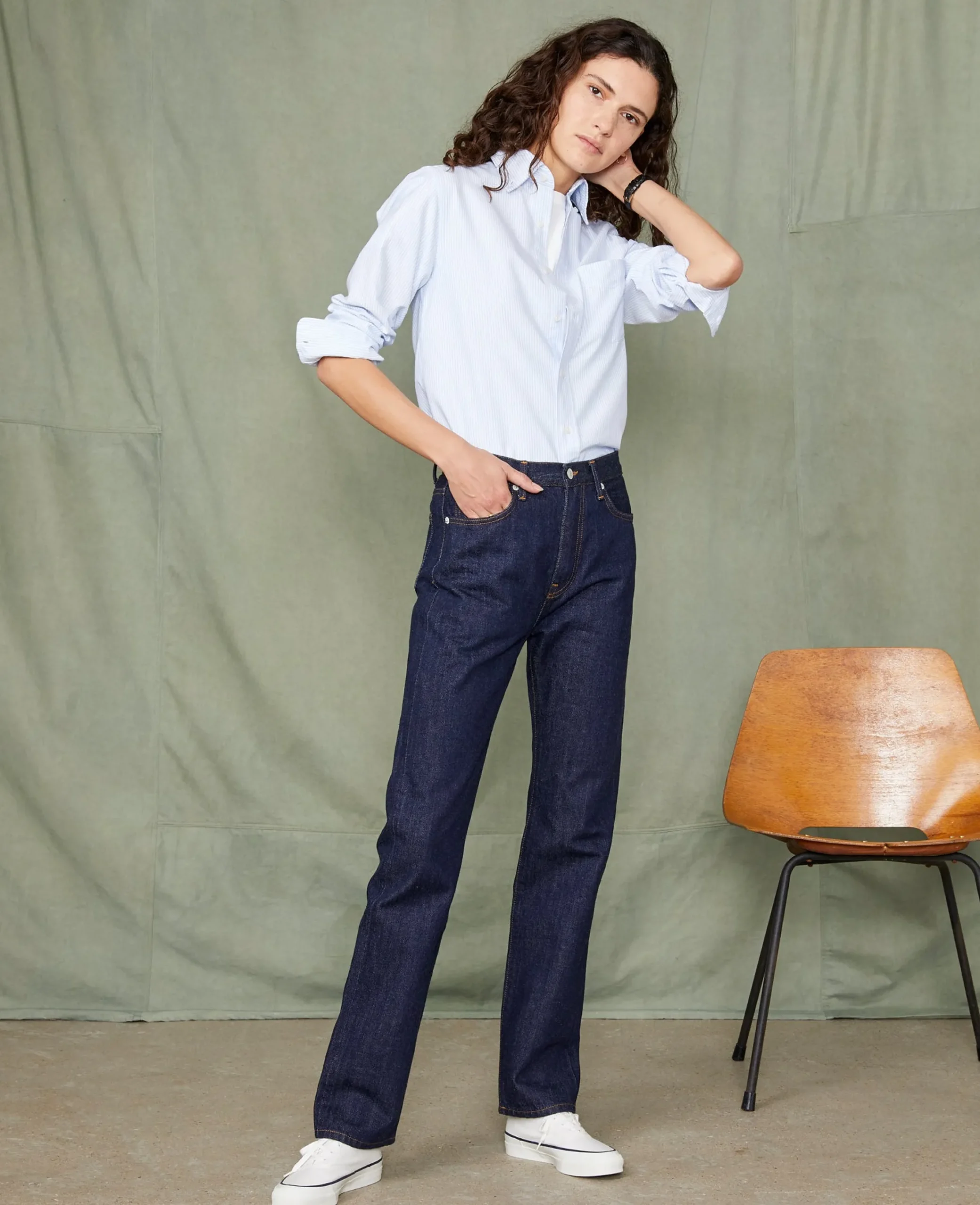 New button down shirt italian cotton oxford