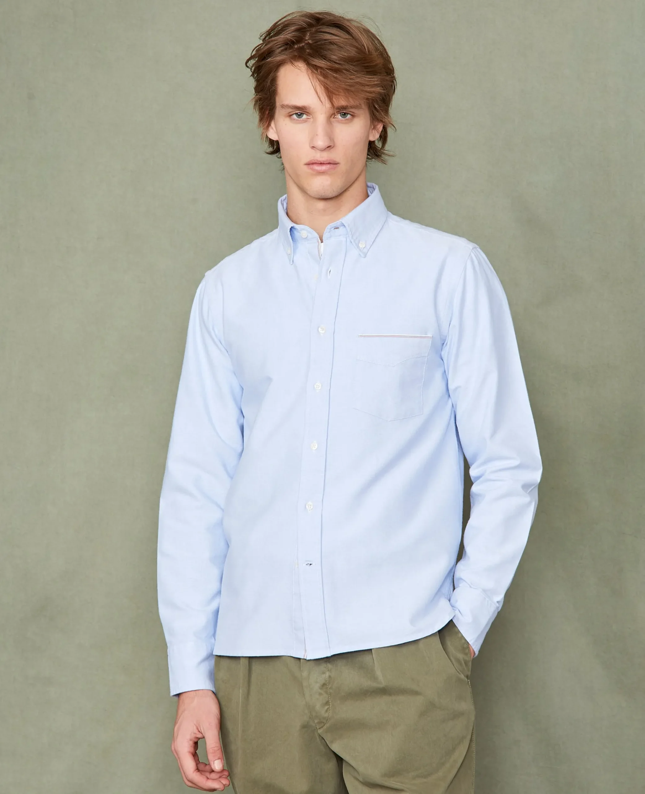 New button down shirt japanese cotton oxford