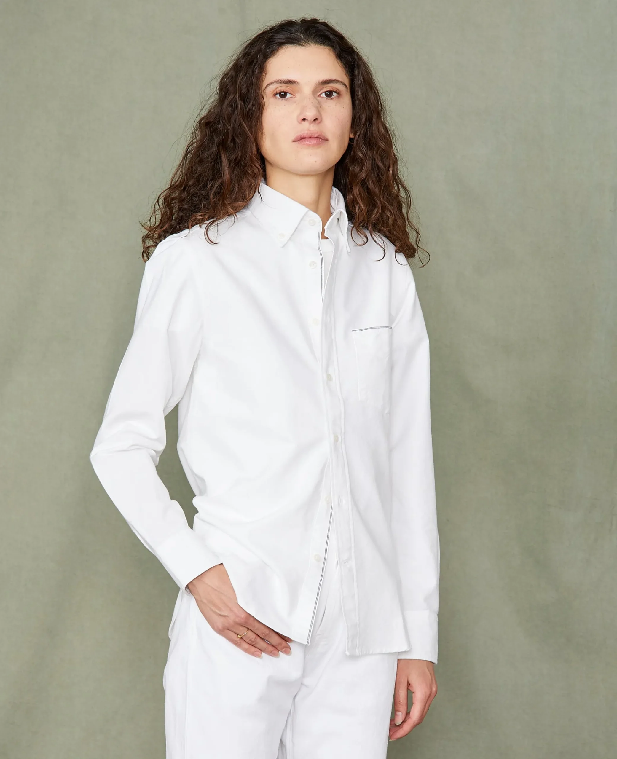 New button down shirt japanese cotton oxford