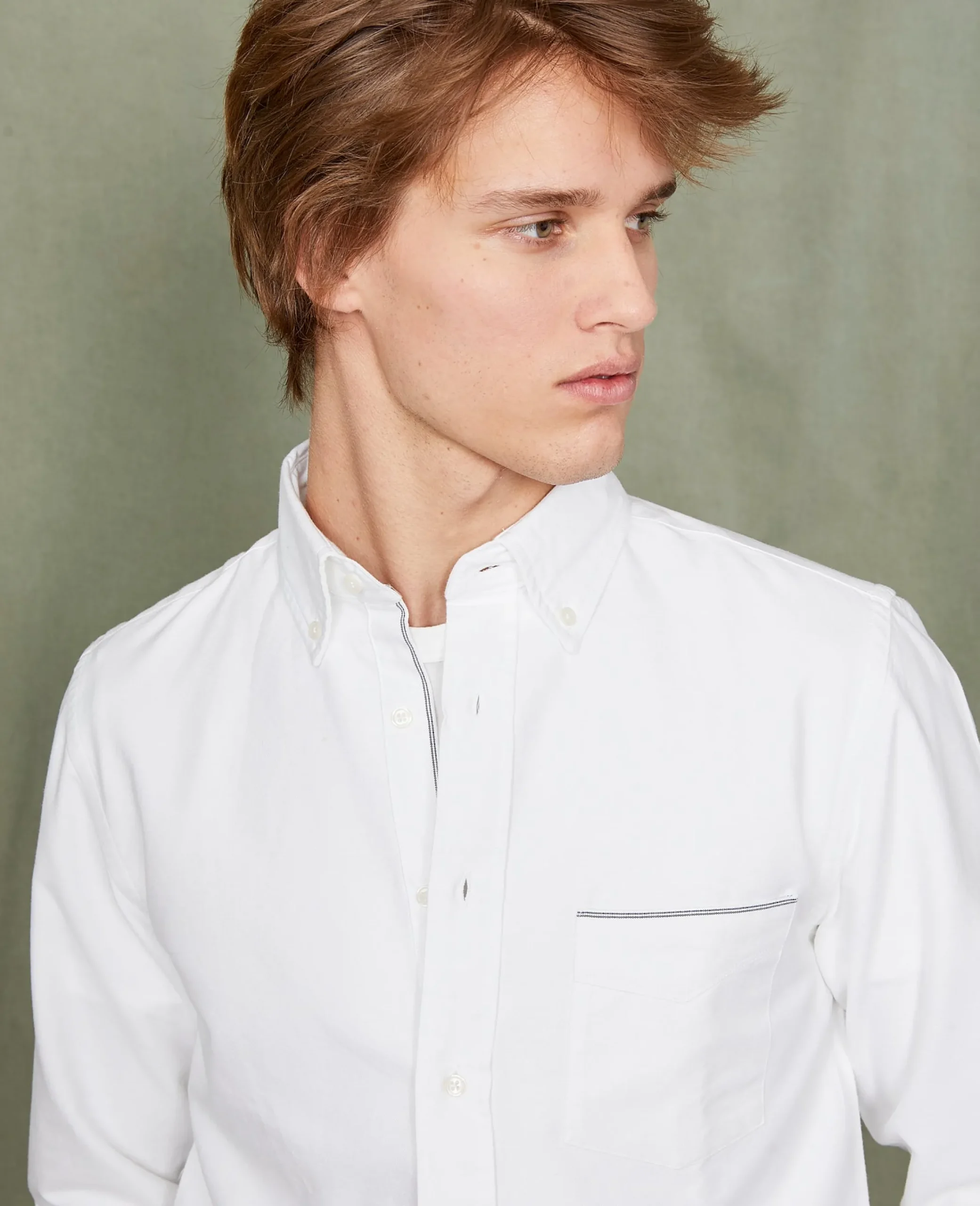 New button down shirt japanese cotton oxford