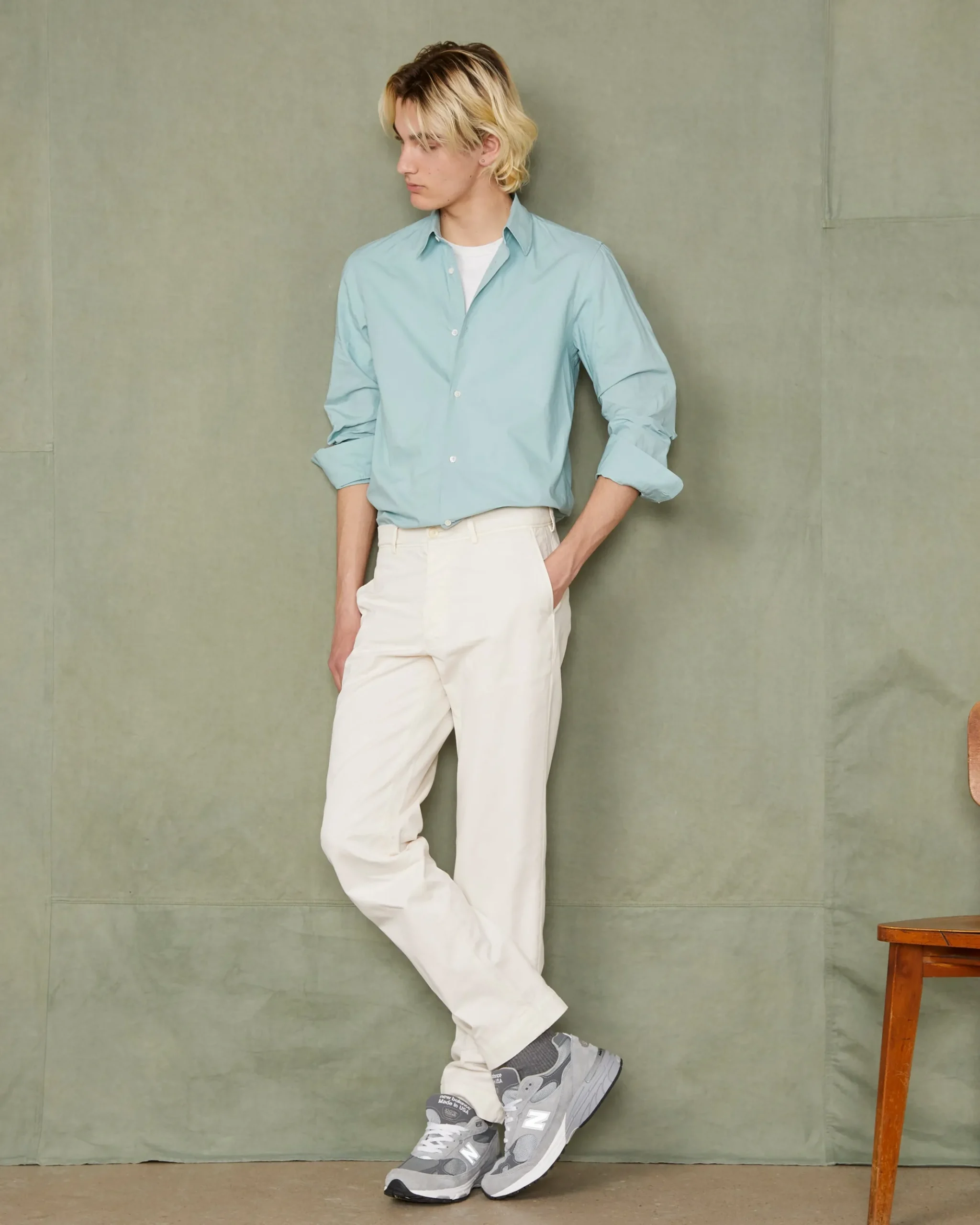 Shirt new soft collar organic cotton poplin