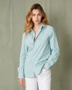 Shirt new soft collar organic cotton poplin