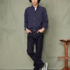 Soft collar shirt organic cotton poplin