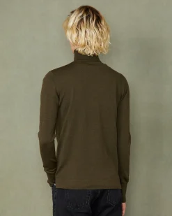 Turtleneck sweater italian merino wool