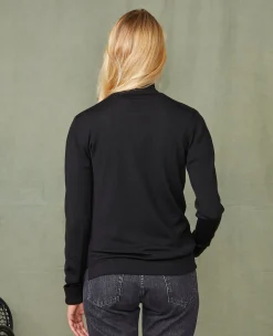 Turtleneck sweater italian merino wool